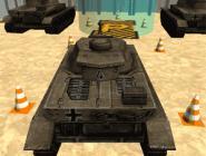 3D Army Tank Parking