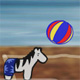 Beach Zebra